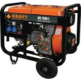 Kraft WS 7500-1 (63775) Πετρελαιοκινητη Γεννητρια Με Μιζα Και Μπαταρια 438cc Kraft - 1
